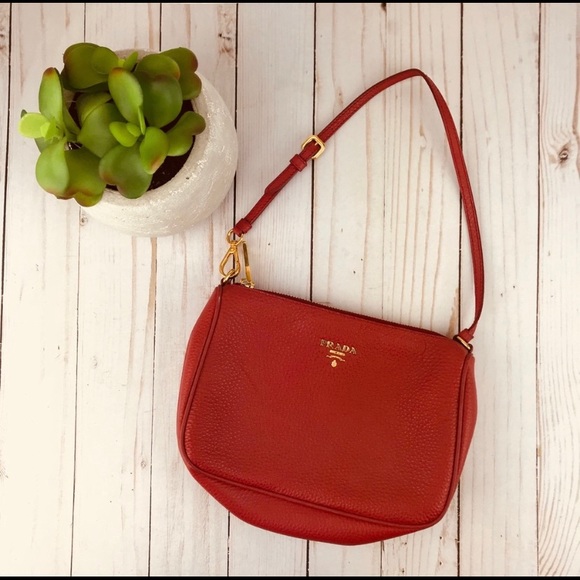 Authentic Red PRADA Bag- SOLD - Picture 1 of 6